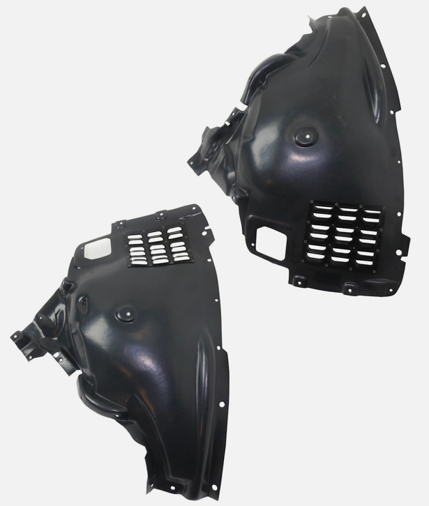 Front Fender liner Set, Wheel Splash Shield, BMW X5 F15 2014 to 2018 , Left Side 51717290853,  Right Side   51717290854,