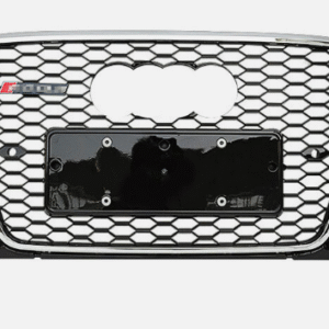 Front Grille Chrome Frame Black Mesh Grill, RSQ3 Style, Audi Q3 2013 2014 2015